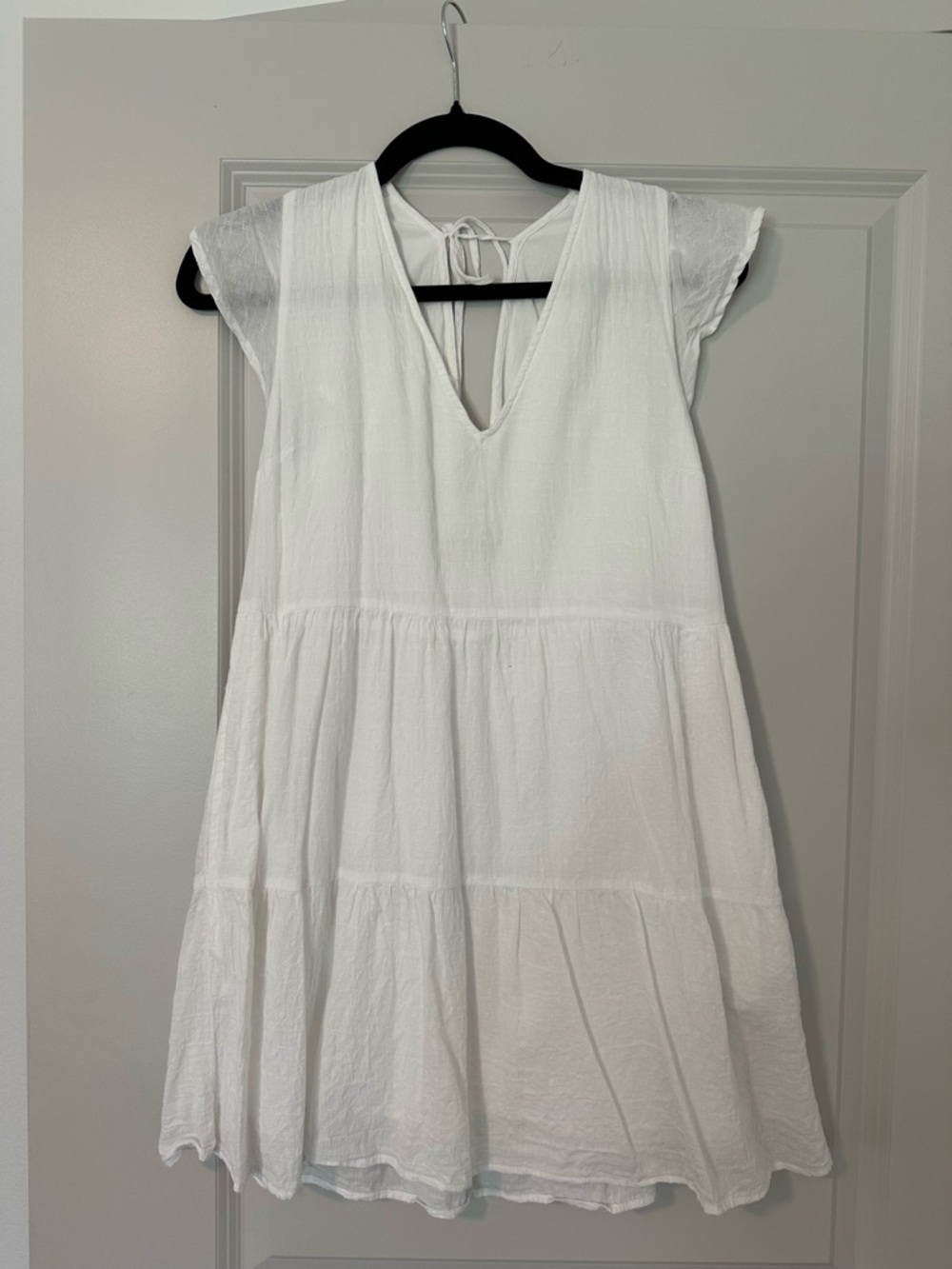 Abercrombie & Fitch White Linen Dress